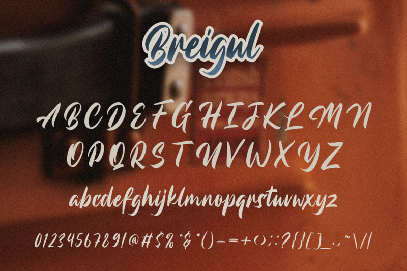 breigul-handwritten-font