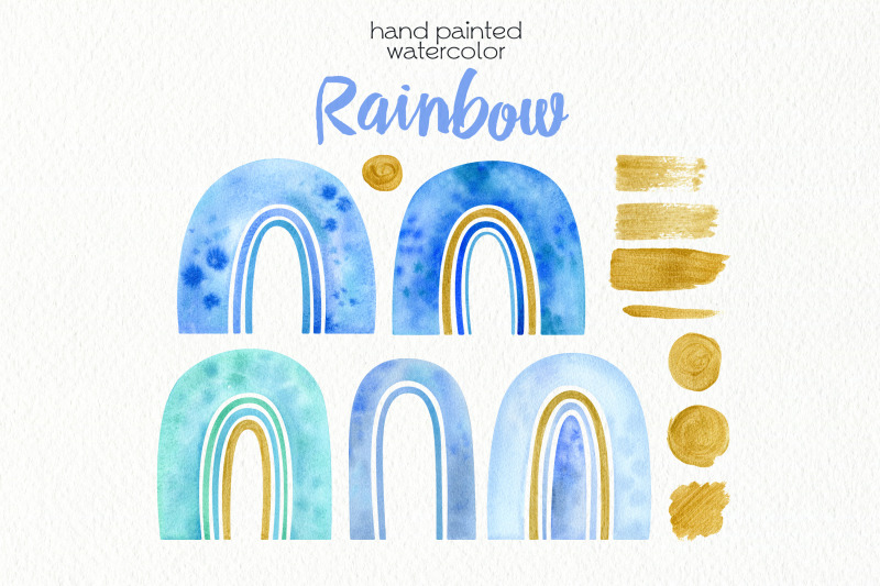 rainbow-watercolor-clipart