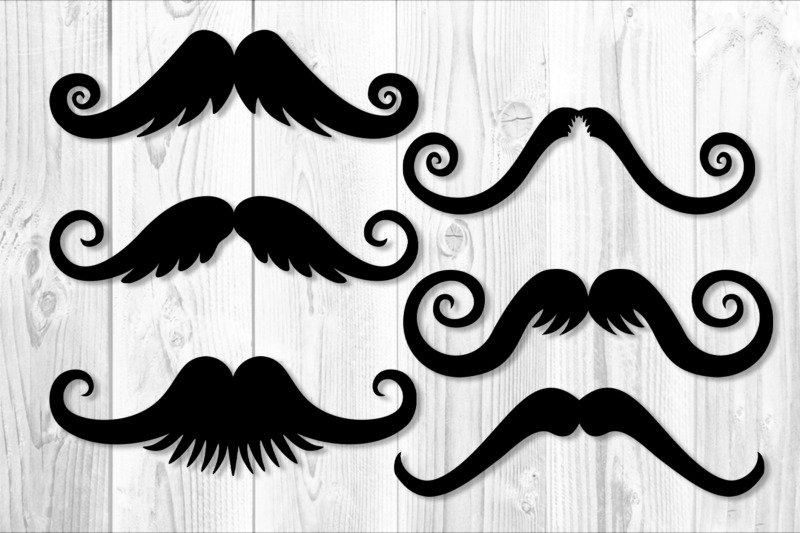 30-mustache-beard-fathersday-svg-clipart-cut-files