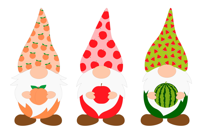 gnomes-fruits-sublimation-gnomes-tropical-fruits-svg