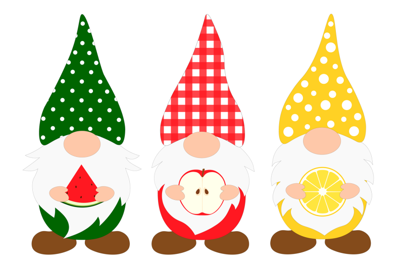 gnomes-fruits-sublimation-gnomes-tropical-fruits-svg