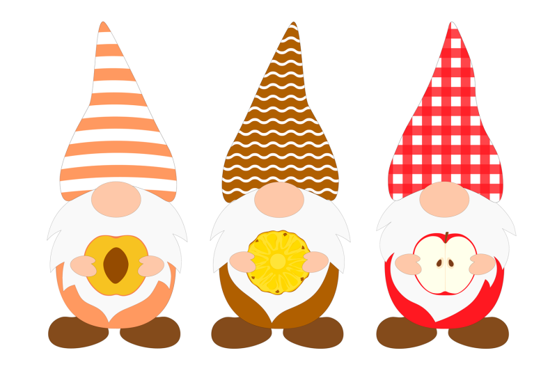 gnomes-fruits-sublimation-gnomes-tropical-fruits-svg