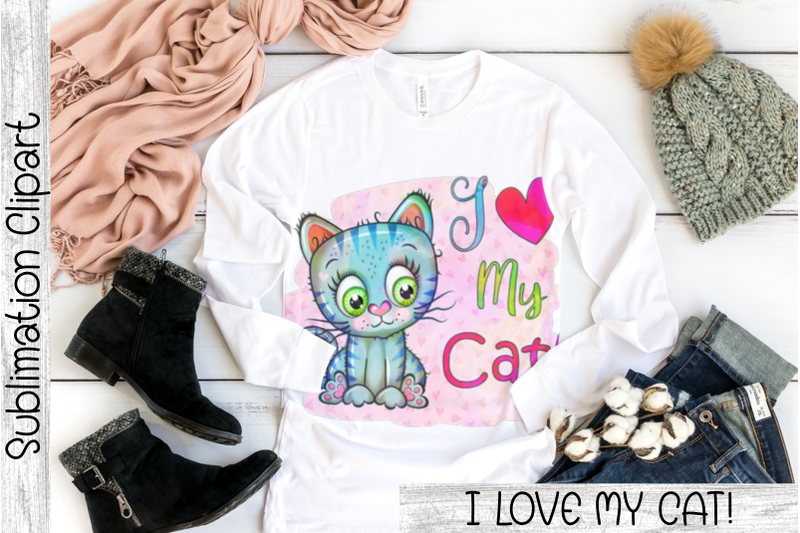 i-love-my-cat-printable-sublimation-clipart-png