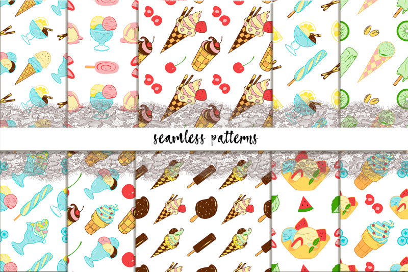 sweet-ice-cream-vector-set-and-seamless-patterns