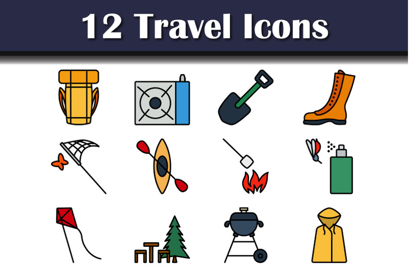 travel-icon-set