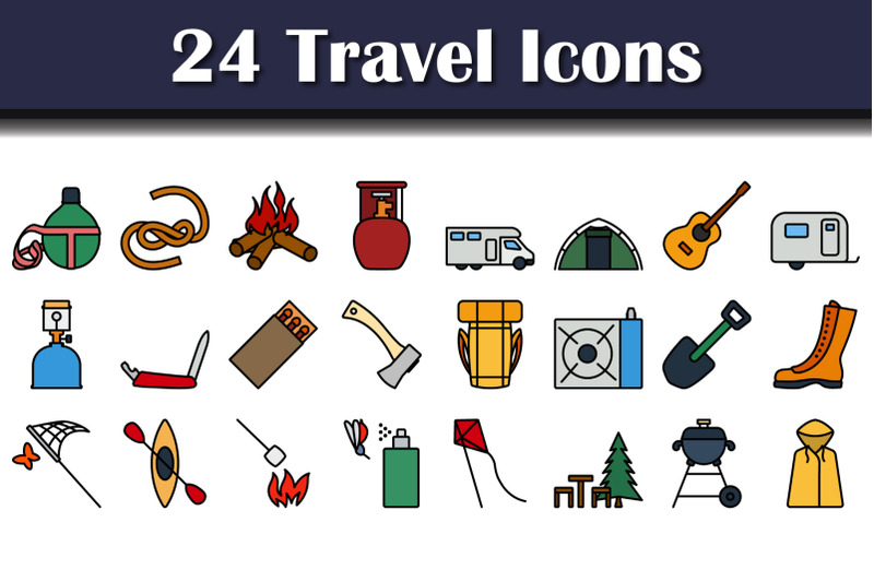 travel-icon-set