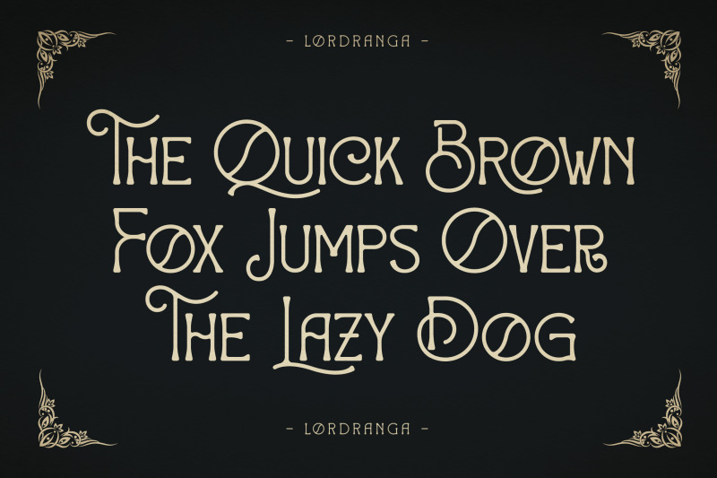 lordranga-typeface