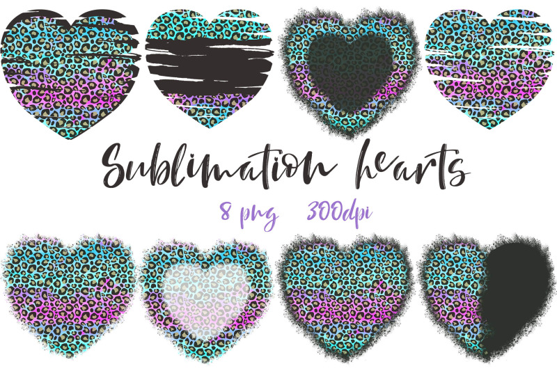 leopard-heart-backgrounds-png-heart-sublimation