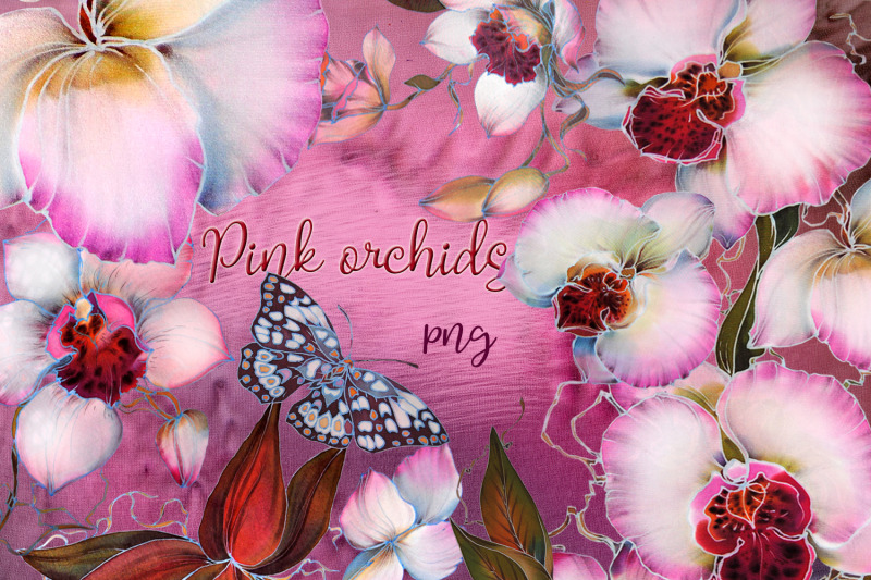 pink-orchids-clipart