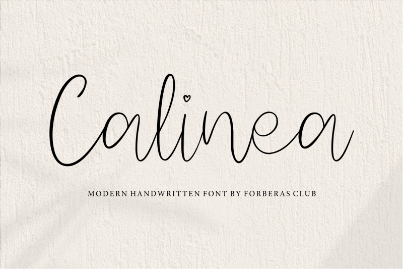 calinea-modern-handwritten-font