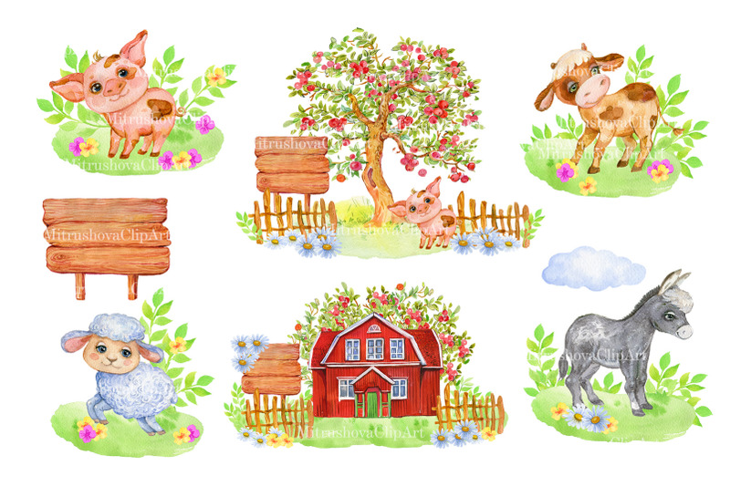 farm-animals-clipart-watercolor-clipart