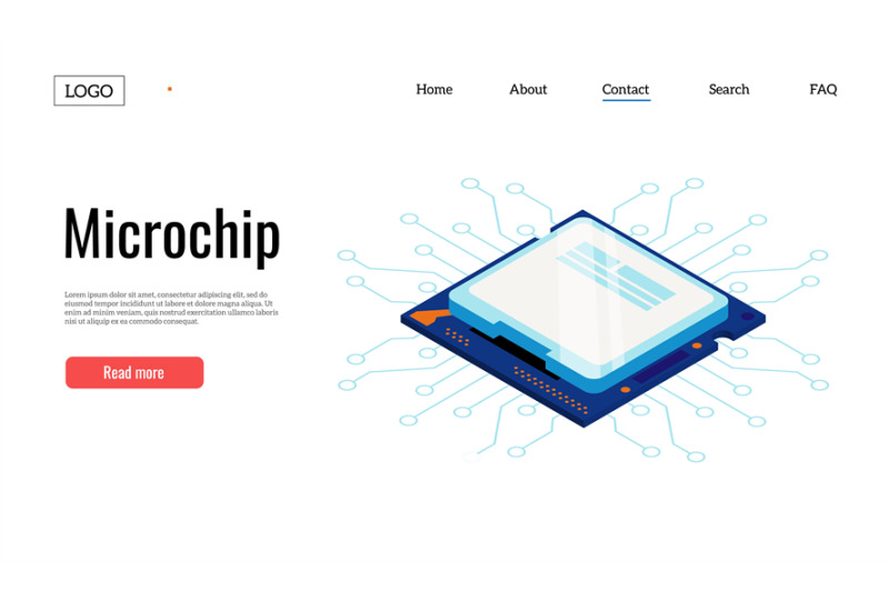 semiconductor-landing-electronic-circuit-web-page-template-with-micro