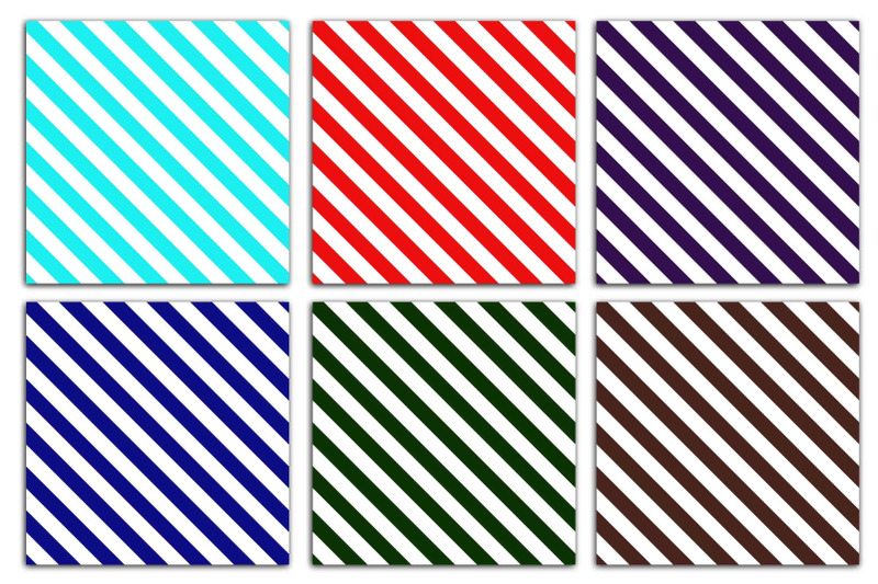 diagonal-stripes-digital-paper-striped-seamless-patterns