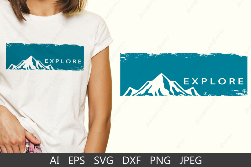 mountain-silhouette-svg-explore-clipart-distressed-png-shirt-design