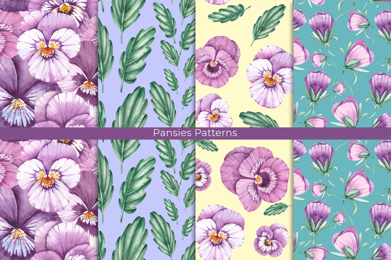 pansies-patterns-watercolor-patterns-png-jpg