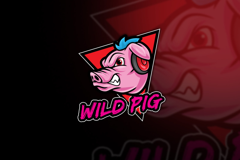 wild-pig-gamer-esport-logo