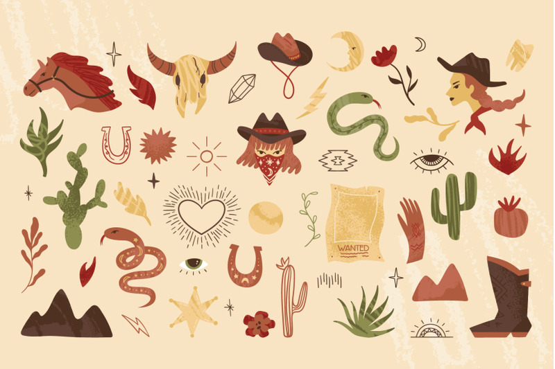 wild-west-clipart-patterns