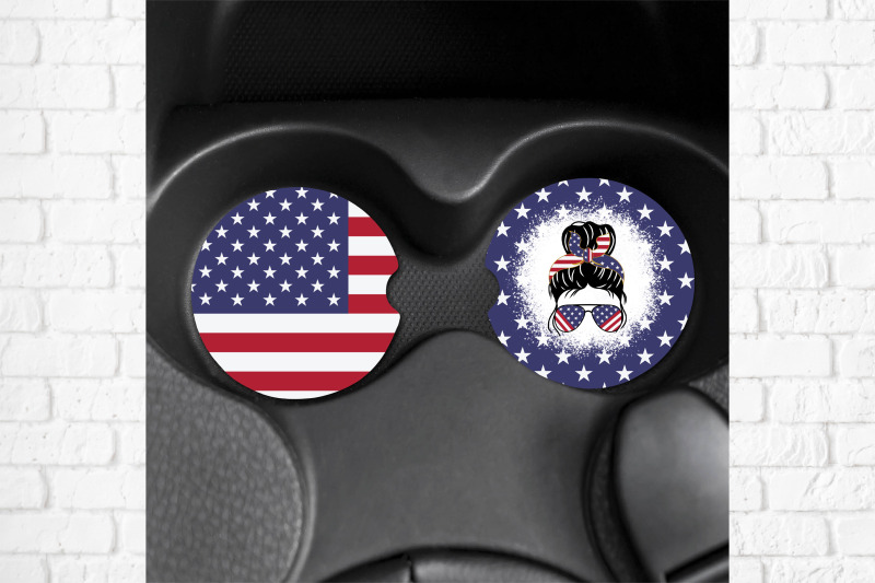 car-coaster-sublimation-design-patriotic-keychain-design