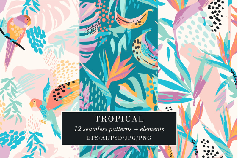 tropical-patterns-amp-elements