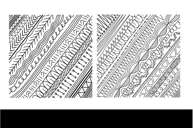 doodle-tribal-vector-pattern-papers
