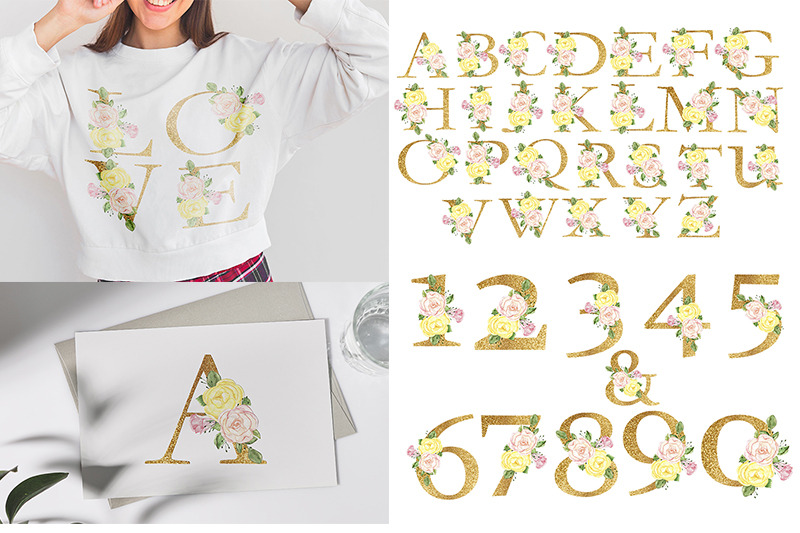 alphabet-numbers-wedding-family-flowers-letters