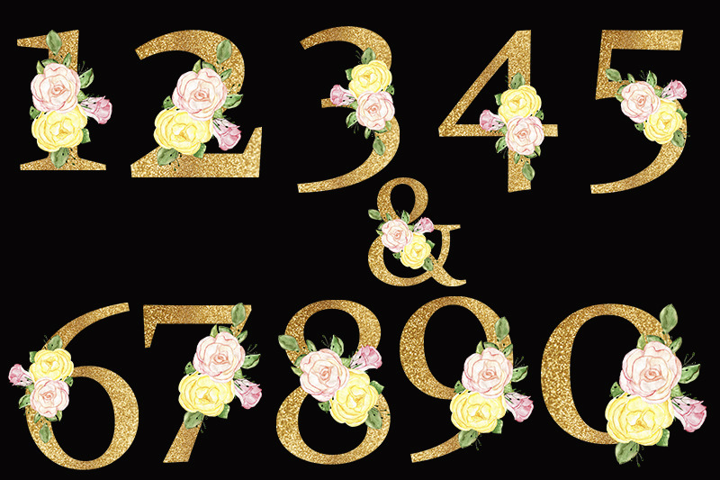 alphabet-numbers-wedding-family-flowers-letters