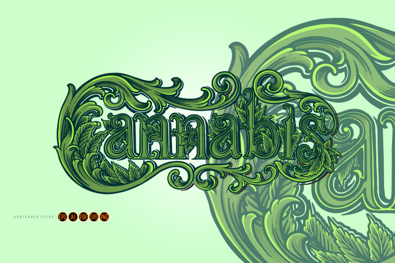 classic-luxury-cannabis-word-lettering