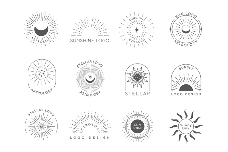 sun-emblem-linear-starburst-business-logo-boho-decorative-banner-tem