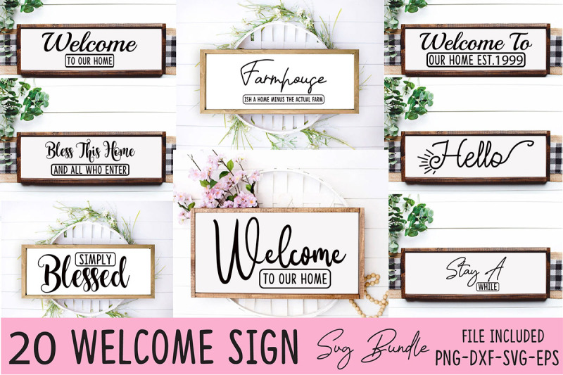 welcome-sign-svg-bundle