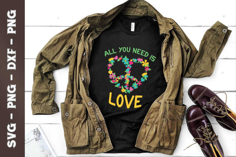 all-you-need-is-love-shirt-hippie-gift