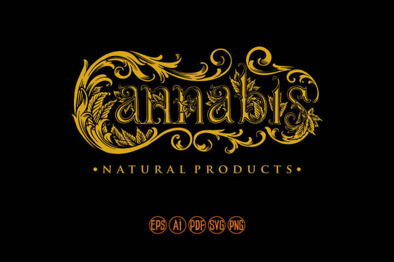 classic-luxury-word-gold-lettering-cannabis-illustrations