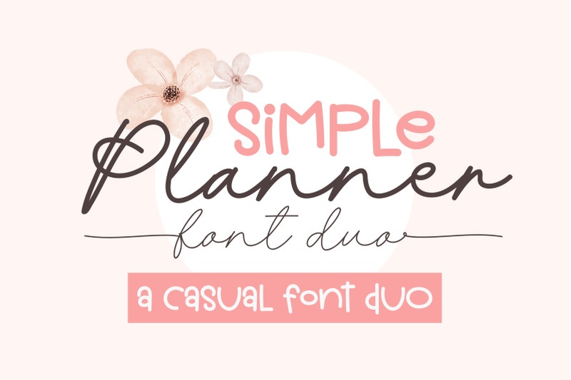simple-planner-a-handwritten-fonf-duo