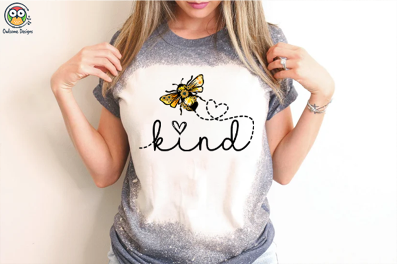 bee-kind-sunflower-sublimation-design