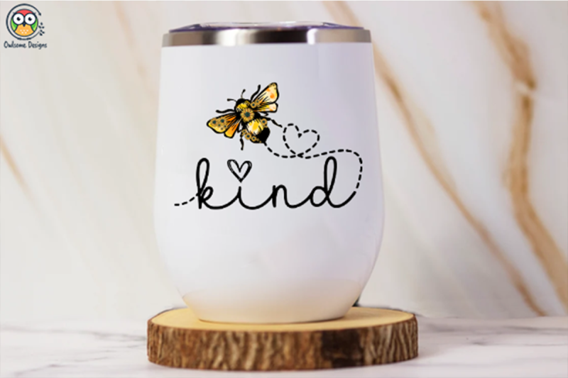 bee-kind-sunflower-sublimation-design