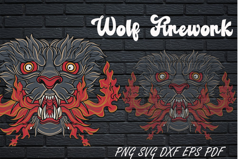 wolf-firework