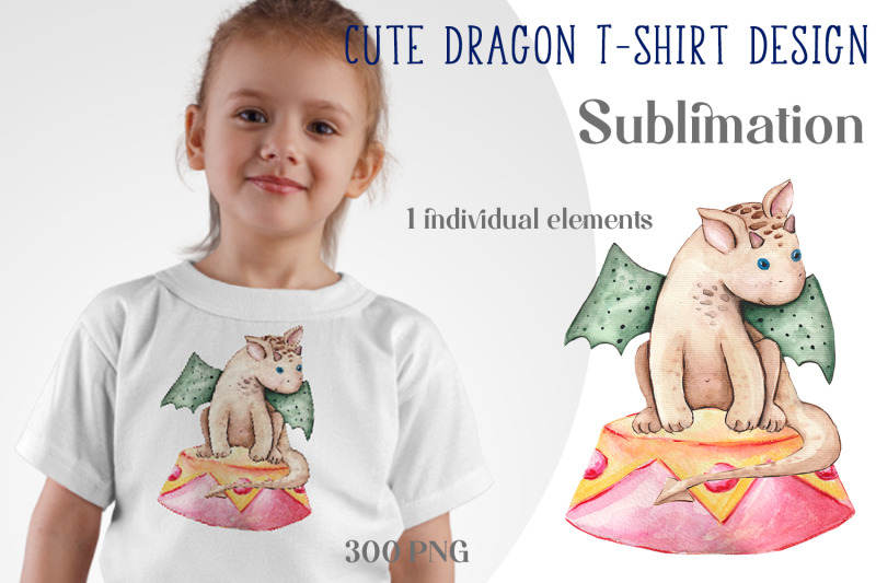 dragons-watercolor-clipart-sublimation-designs