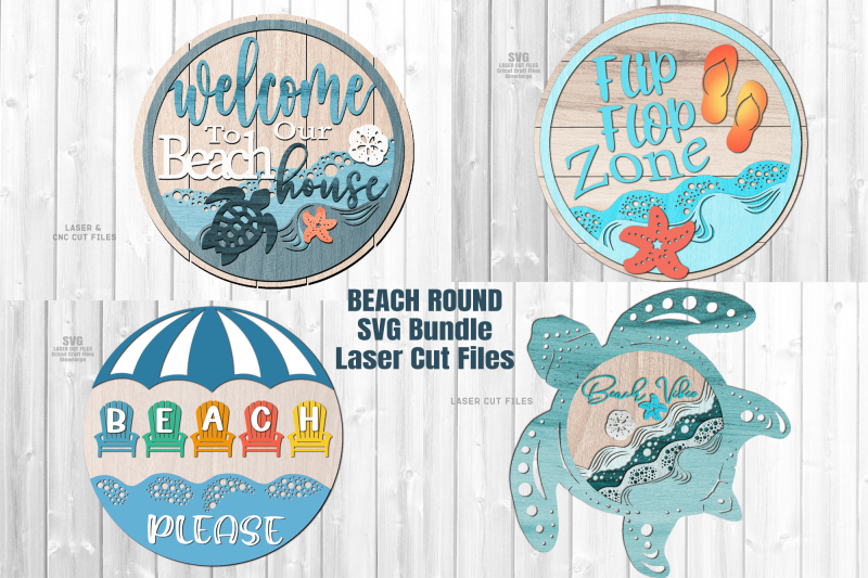 beach-round-sign-svg-bundle-beach-svg-laser-cut-files