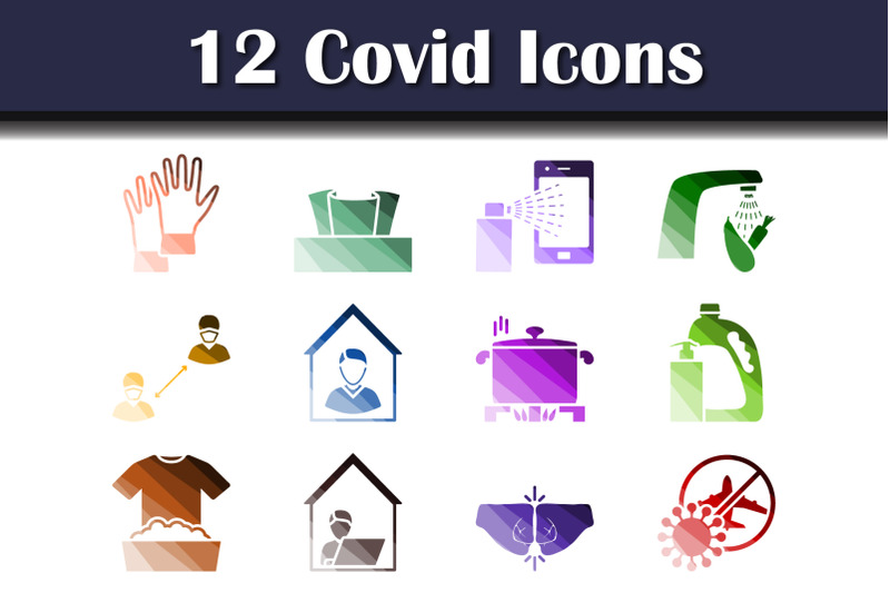 covid-icon-set