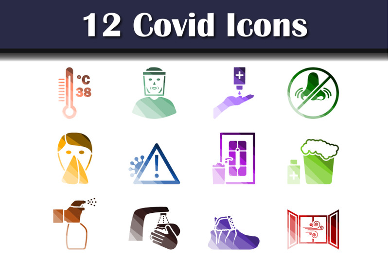 covid-icon-set