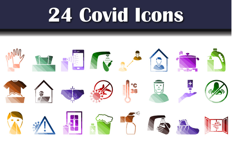 covid-icon-set