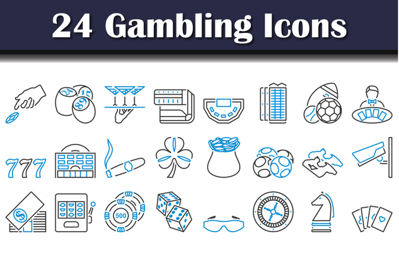 gambling-icon-set