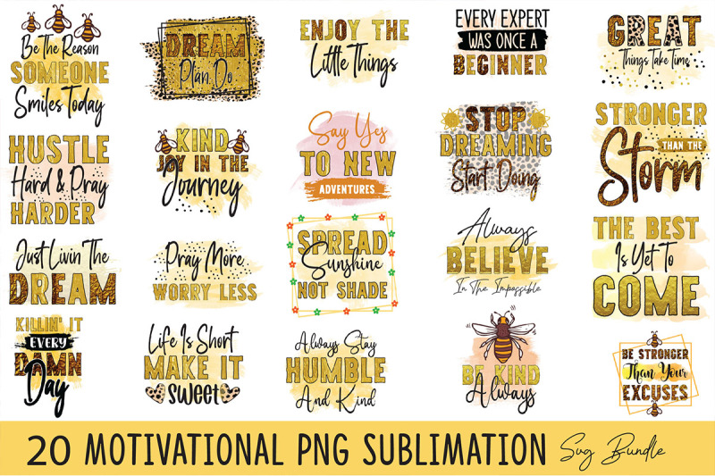 motivational-sublimation-svg-bundle