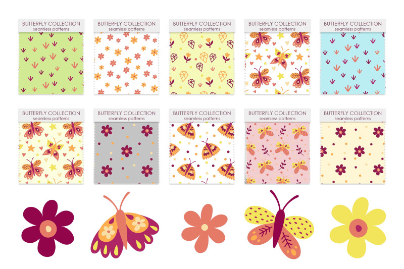 butterfly-seamless-patterns-collection