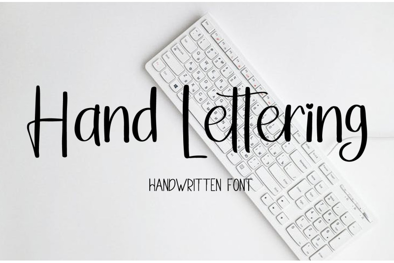 hand-lettering-font