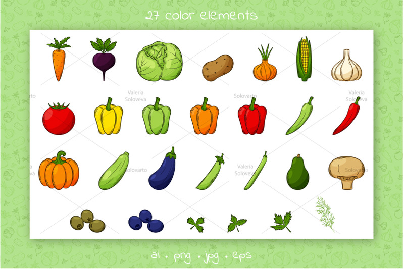 vegetables-clipart-and-patterns