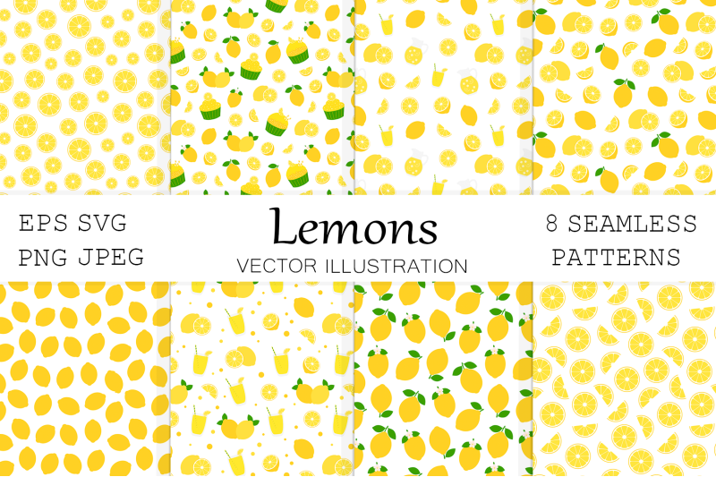 lemon-seamless-pattern-lemon-background-lemon-svg