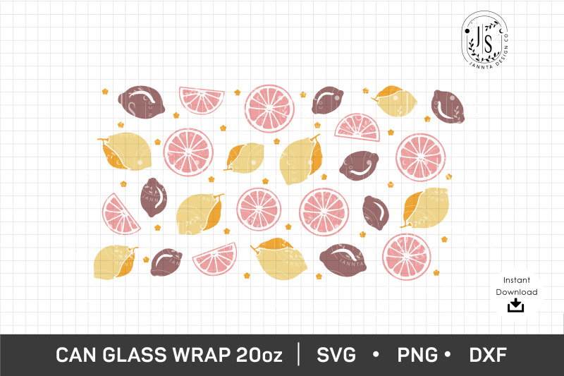 20oz-lemon-svg-fruit-can-glass-full-wrap-seamless