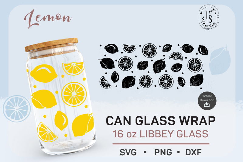 lemon-svg-16oz-fruit-can-glass-full-wrap-seamless