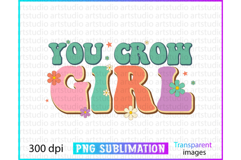 you-crow-girl-sublimation-motivational-sublimation-png