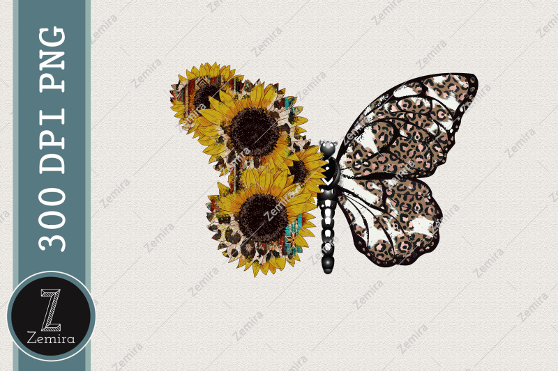 butterfly-sunflower-western-sublimation